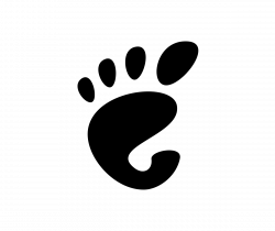 gnome-logo-dark-250x250-27 - Open Source Society Malta Decorative: solid black image used as a spacer or background element.