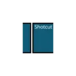 Shotcut logo: two teal rectangles with the word 'Shotcut' on the right